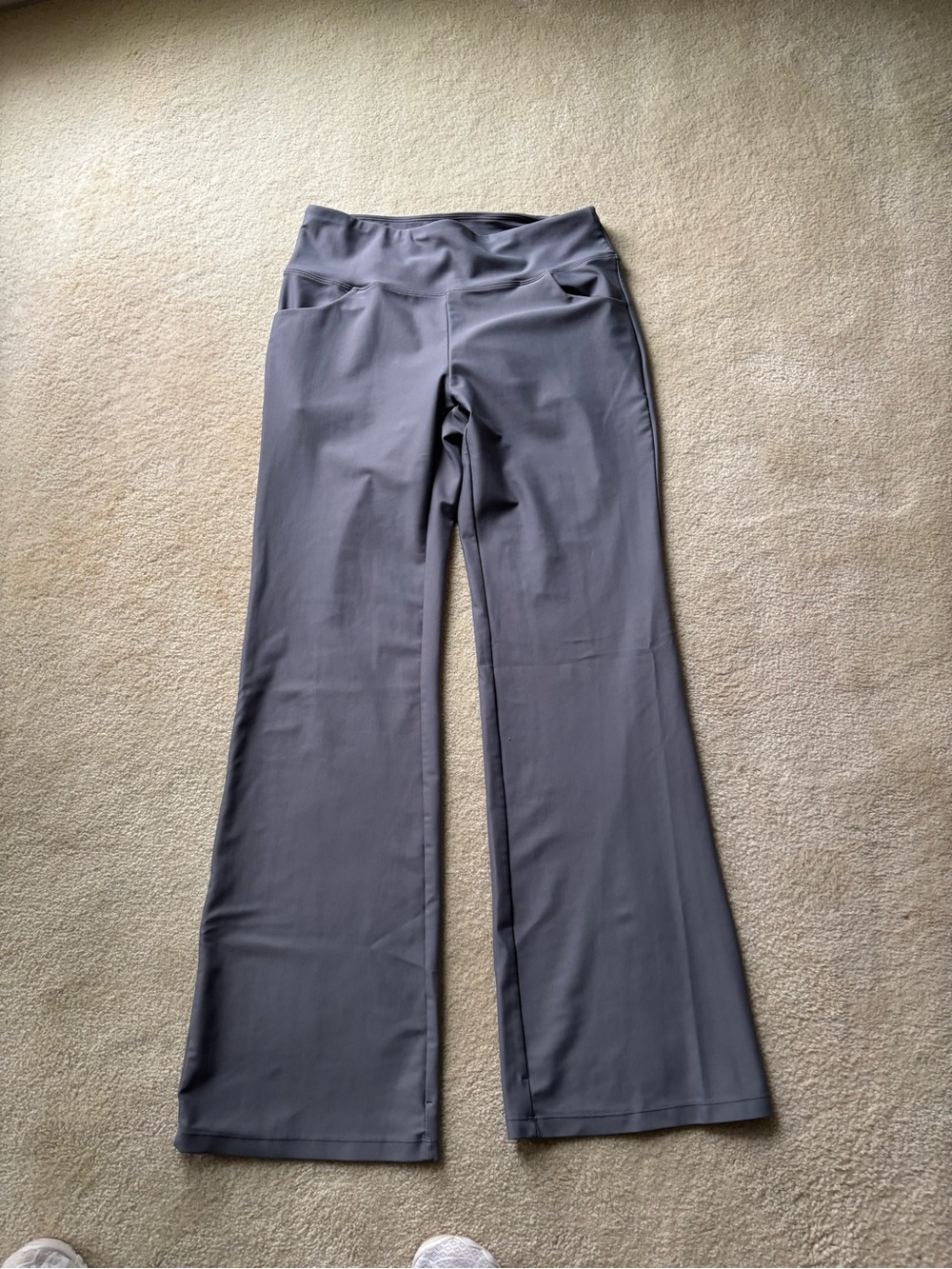 Gray Yoga Flare Leggings size medium